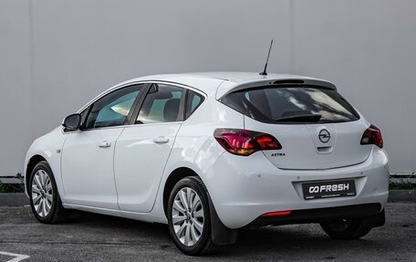 Opel Astra J, 2012 год, 830 000 рублей, 2 фотография