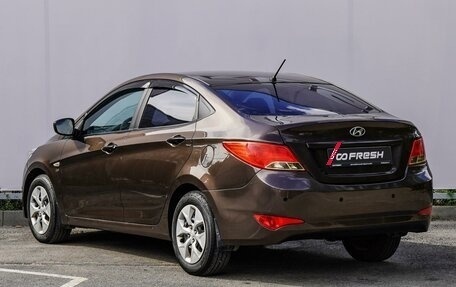 Hyundai Solaris II рестайлинг, 2014 год, 970 000 рублей, 2 фотография