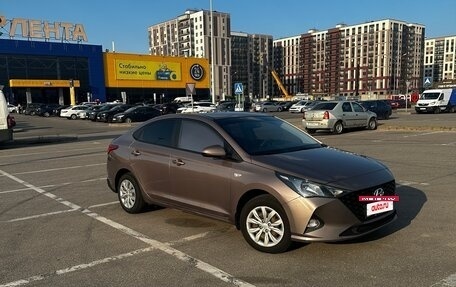 Hyundai Solaris II рестайлинг, 2021 год, 1 400 000 рублей, 29 фотография