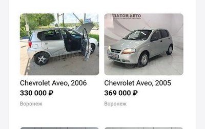 Chevrolet Aveo III, 2006 год, 290 000 рублей, 1 фотография