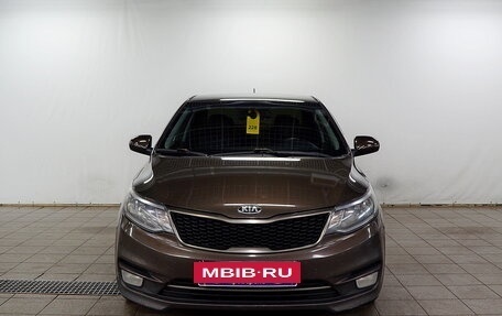 KIA Rio III рестайлинг, 2017 год, 990 000 рублей, 6 фотография