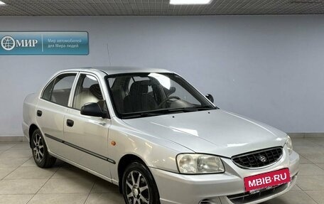 Hyundai Accent II, 2004 год, 399 000 рублей, 3 фотография
