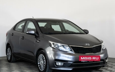 KIA Rio III рестайлинг, 2015 год, 925 000 рублей, 3 фотография