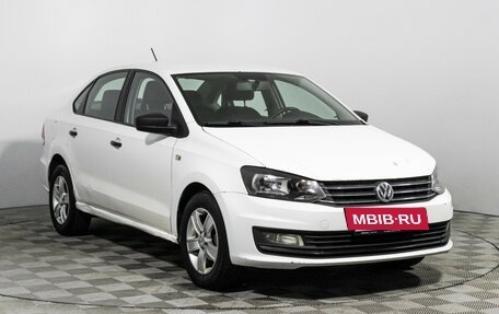 Volkswagen Polo VI (EU Market), 2016 год, 549 585 рублей, 3 фотография