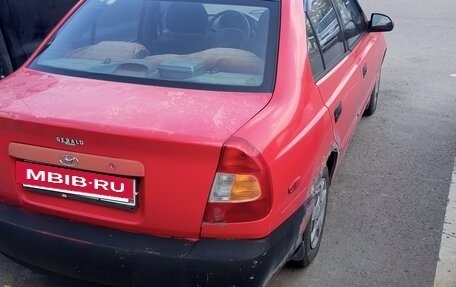 Hyundai Accent II, 2000 год, 100 000 рублей, 3 фотография