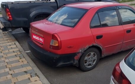 Hyundai Accent II, 2000 год, 100 000 рублей, 12 фотография