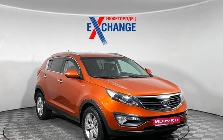 KIA Sportage III, 2012 год, 1 085 000 рублей, 2 фотография
