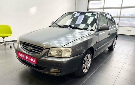 Hyundai Accent II, 2004 год, 420 000 рублей, 2 фотография