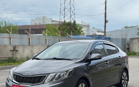KIA Rio III рестайлинг, 2013 год, 865 000 рублей, 40 фотография
