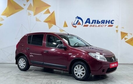 Renault Sandero I, 2012 год, 595 000 рублей, 1 фотография
