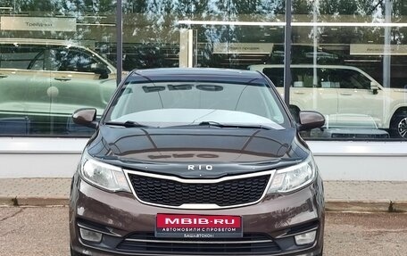 KIA Rio III рестайлинг, 2015 год, 860 000 рублей, 2 фотография