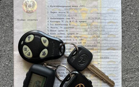 Toyota Allion, 2003 год, 750 000 рублей, 14 фотография