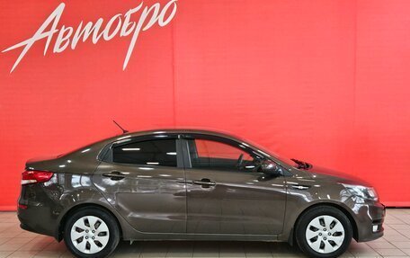 KIA Rio III рестайлинг, 2016 год, 957 000 рублей, 6 фотография