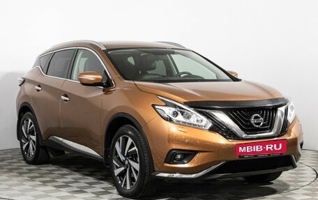 Nissan Murano, 2016 год, 1 599 585 рублей, 3 фотография