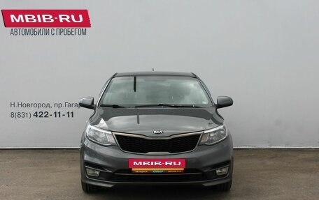 KIA Rio III рестайлинг, 2016 год, 919 000 рублей, 3 фотография