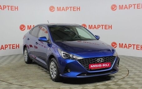 Hyundai Solaris II рестайлинг, 2021 год, 1 410 000 рублей, 3 фотография