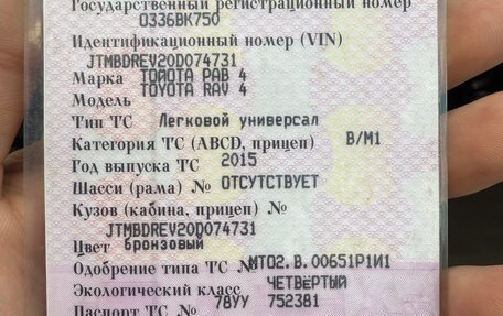 Toyota RAV4, 2015 год, 2 200 000 рублей, 7 фотография