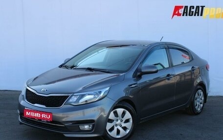 KIA Rio III рестайлинг, 2016 год, 975 000 рублей, 1 фотография