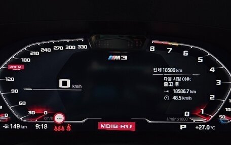 BMW M3, 2022 год, 9 120 362 рублей, 9 фотография