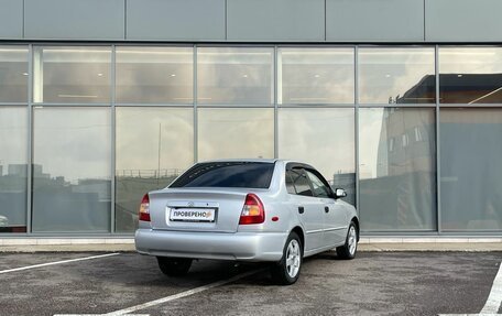 Hyundai Accent II, 2001 год, 369 000 рублей, 4 фотография