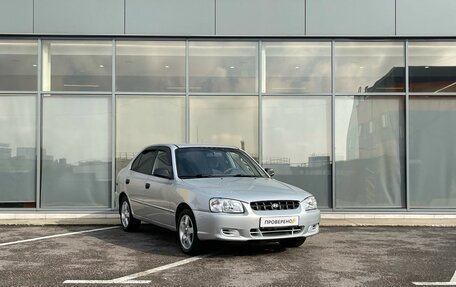 Hyundai Accent II, 2001 год, 369 000 рублей, 2 фотография