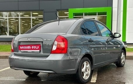 Hyundai Verna II, 2008 год, 444 000 рублей, 5 фотография