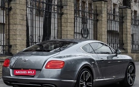 Bentley Continental GT II рестайлинг, 2012 год, 4 600 000 рублей, 5 фотография