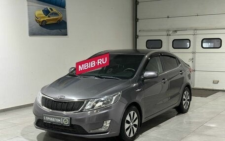 KIA Rio III рестайлинг, 2013 год, 949 900 рублей, 2 фотография