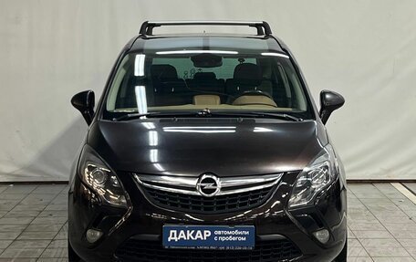 Opel Zafira C рестайлинг, 2013 год, 1 090 000 рублей, 2 фотография