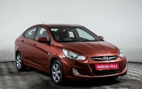 Hyundai Solaris II рестайлинг, 2011 год, 805 000 рублей, 3 фотография
