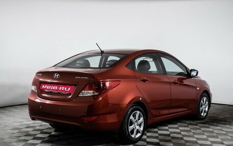 Hyundai Solaris II рестайлинг, 2011 год, 805 000 рублей, 5 фотография