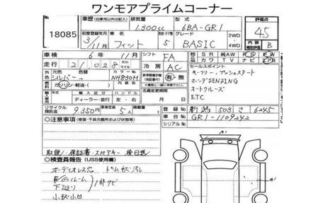 Honda Fit, 2021 год, 1 550 000 рублей, 5 фотография