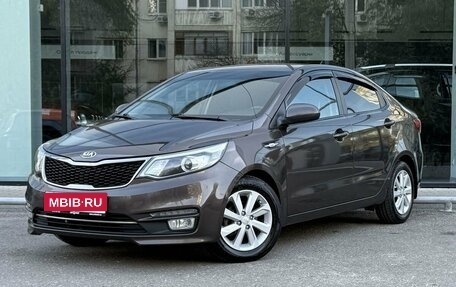 KIA Rio III рестайлинг, 2016 год, 1 055 000 рублей, 1 фотография