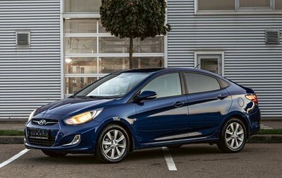 Hyundai Solaris II рестайлинг, 2012 год, 825 000 рублей, 1 фотография