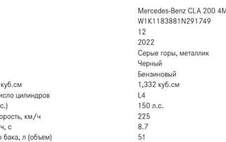 Mercedes-Benz CLA, 2022 год, 4 800 000 рублей, 8 фотография
