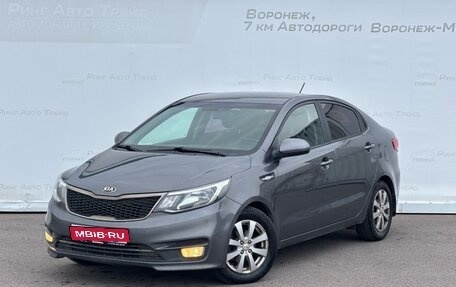 KIA Rio III рестайлинг, 2017 год, 935 000 рублей, 1 фотография