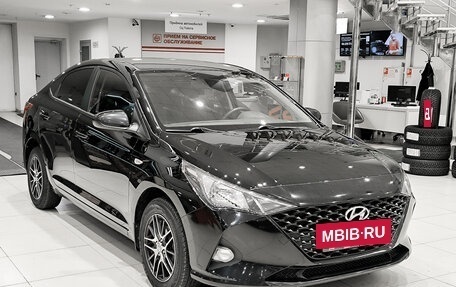 Hyundai Solaris II рестайлинг, 2021 год, 1 350 000 рублей, 3 фотография