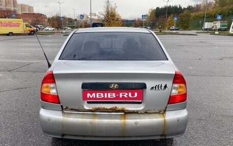 Hyundai Accent II, 2002 год, 170 000 рублей, 3 фотография