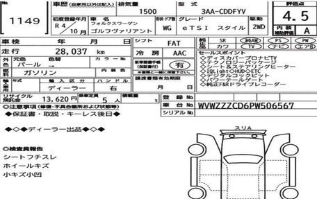 Volkswagen Golf VIII, 2022 год, 1 580 000 рублей, 7 фотография