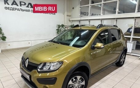 Renault Sandero II рестайлинг, 2015 год, 880 000 рублей, 2 фотография