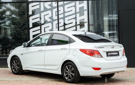 Hyundai Solaris II рестайлинг, 2011 год, 865 000 рублей, 2 фотография