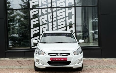 Hyundai Solaris II рестайлинг, 2011 год, 865 000 рублей, 3 фотография