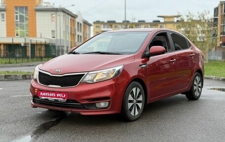KIA Rio III рестайлинг, 2015 год, 910 000 рублей, 1 фотография