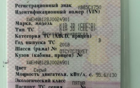 KIA cee'd III, 2018 год, 1 460 000 рублей, 7 фотография