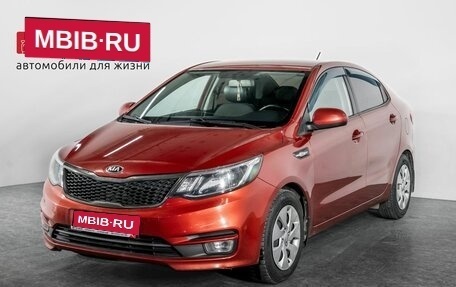 KIA Rio III рестайлинг, 2017 год, 990 000 рублей, 1 фотография