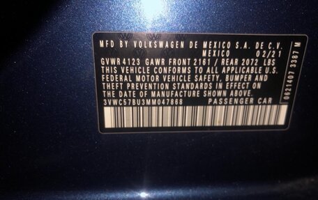 Volkswagen Jetta VII, 2021 год, 1 450 000 рублей, 5 фотография