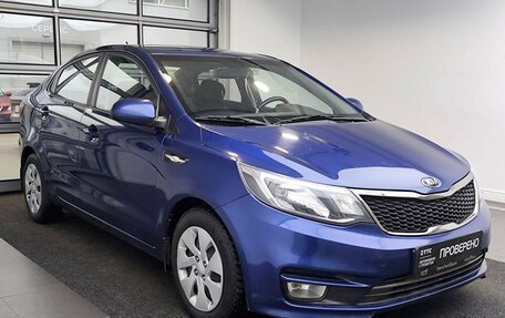 KIA Rio III рестайлинг, 2015 год, 979 000 рублей, 3 фотография