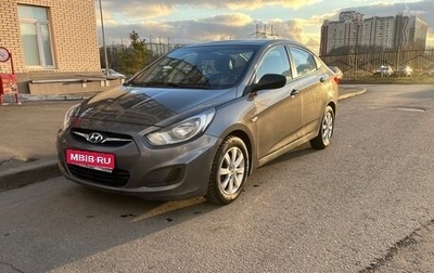 Hyundai Solaris II рестайлинг, 2011 год, 595 000 рублей, 1 фотография