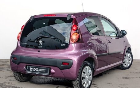 Peugeot 107 I рестайлинг, 2012 год, 615 000 рублей, 5 фотография