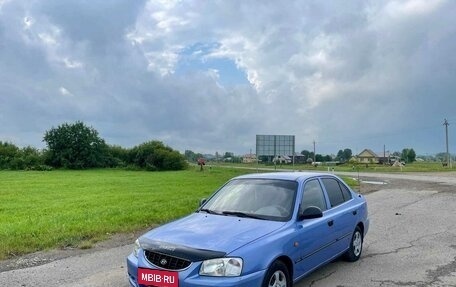 Hyundai Accent II, 2004 год, 355 000 рублей, 1 фотография